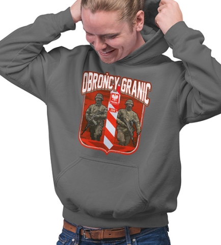 BLUZA Z KAPTUREM PATRIOTYCZNI OBROŃCY GRANIC